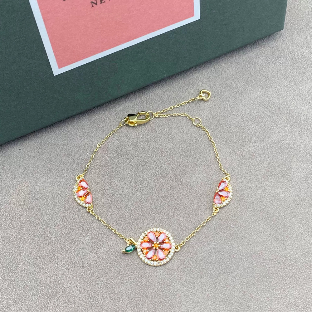 kate spade Orange Fruit Full CZ Bracelet
